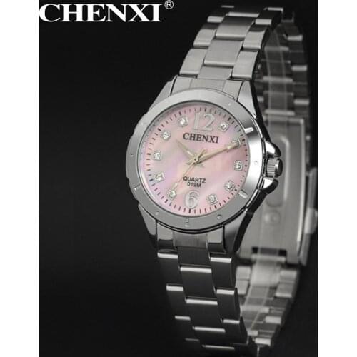 CHENXI Luxury Brand Fashion watches Women Ladies Rhinestone Quartz Watch Womens Dress Clock Wristwatches relojes mujeres xfcs