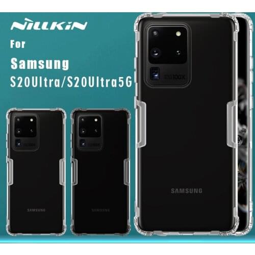 For Samsung Galaxy S20 Ultra 5G Nillkin TPU 0.6mm Ultra thin Phone Case Silicone Cover Crystal Clear Case for Samsung S20 Ultra