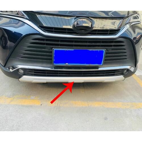 For Toyota Harrier Venza 2020 2021 Stainless Steel Front Rear Bumper Diffuser Protector Guard Skid Plate Auto Parts Modeling