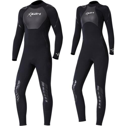 Wetsuit Men 3MM Neoprene Surf Kitesurf Equipment Clothes Wakeboard Scuba Diving Suit Snorkeling Spearfishing Underwater Fishing