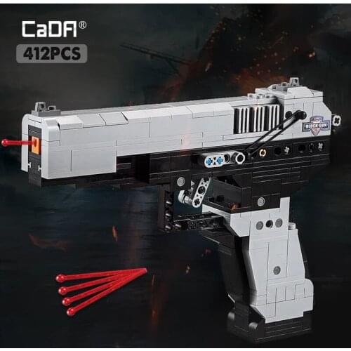 City SWAT Military WW2 Weapon Revolver Gun Building Blocks Technical Police For Pistol GUN Blocks Learn with Fun Toys for Boys