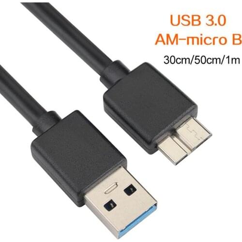 USB 3.0 A to Micro B Male Adapter Converter Cable for External Hard Drive Disk HDD Samsung S5 USB-C hard drive cable