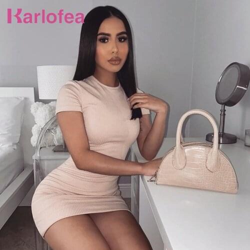 Летние платья с коротким рукавом Karlofea China At AliExpress