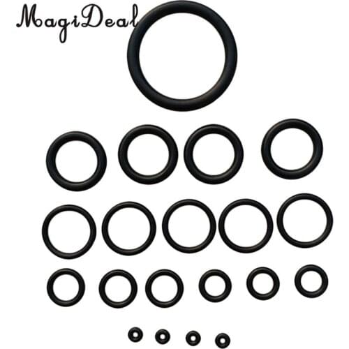 MagiDeal Set 20 Rubber Universal Scuba Diving Dive Tank Regulator O-Ring Kit Repair Accessories - Durable & Long Lasting