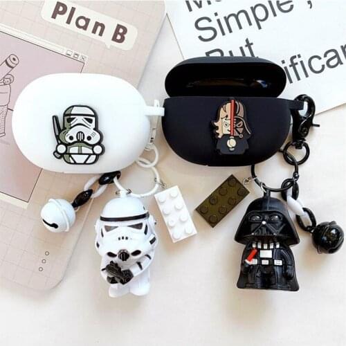 Cartoon Earphone Case Cover For Beats Studio Buds Soft Silicone Wireless Bluetooth Headphone Protective Case With Keychain