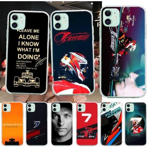 PENGHUWAN Kimi Raikkonen Just Leave Me Alone Soft Silicone Phone Case for iPhone 11 pro XS MAX 8 7 6 6S Plus X 5S SE XR cover