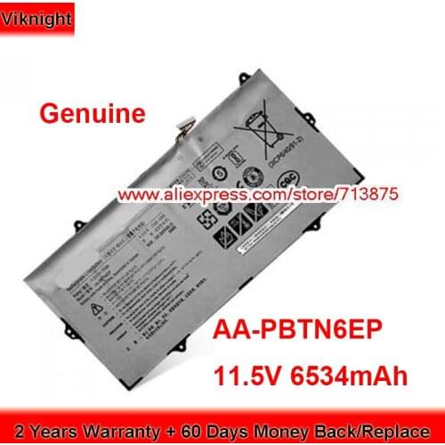 Genuine AA-PBTN6EP Battery for Samsung Notebook 9 2018 NP900X5T 900X5T-X01 900X5T-X78L 11.5V 6534mAh 75Wh
