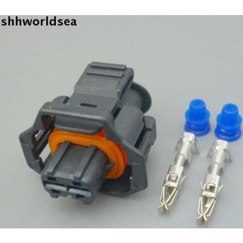 Shhworldsea 5/30/100sets female Oil/Fuel spray nozzle plug diesel common rail/crankshaft sensor plug