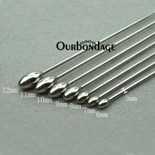 Ourbondage Stainless Steel Urethral Sounds Catheter Male Penis Plug Sounding Dilator Sex Toy For Men