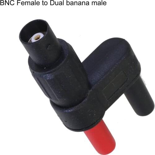 High quality Dual Banana Male Plug To Female BNC or Banana Jack (female) to male BNC Adapter/ Test lead TO BNC Connector