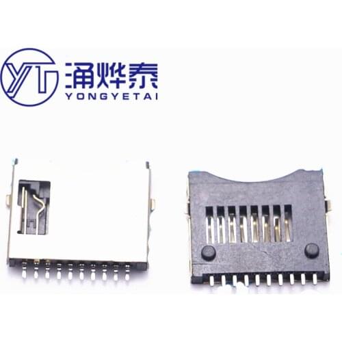 YYT 20PCS TF connector,TF simple deck MICRO SD CARD T-FLASH deck deck reader