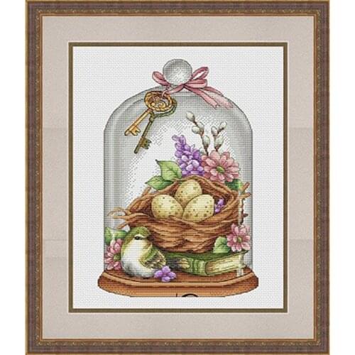 ZZ5097 For Needlework Kit NOT PRINTED Cross stich Painting Set Cross Stitch Kits Cross-stitch Embroidery Set Stitch Kits Cross