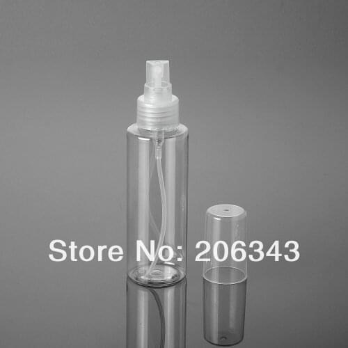 100ml TRANSPARENT/BLUE PET BOTTLE or blue toilet water bottle or spray bottle with transparent spray pump .mist sprayer