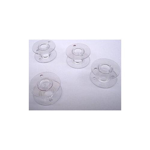 20 pcs Clear Plastic Sewing Machine Bobbins 2518P for Singer Brother Janome Toyota