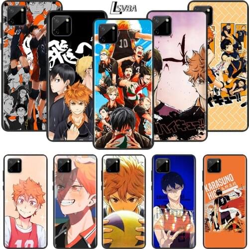 Hot Anime Haikyuu Volleyball Boy For OPPO Realme 7i 7 Global 6 6S 6i 5 5S 5i 3 3i 2 Narzo 10 20 Pro Matte Black Phone Case