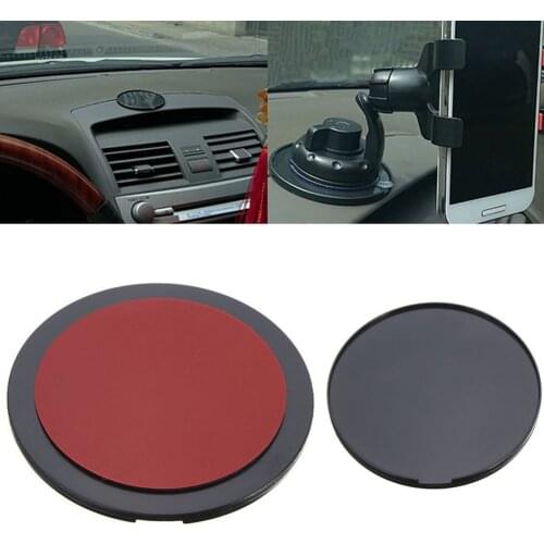 Adhesive Dashboard Suction 80mm Car Dash Dashboard Adhesive Sticky Suction Cup Mount GPS Disc Disk Pad #819