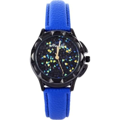 MINGTUO Ladies Watch With Leather Strap