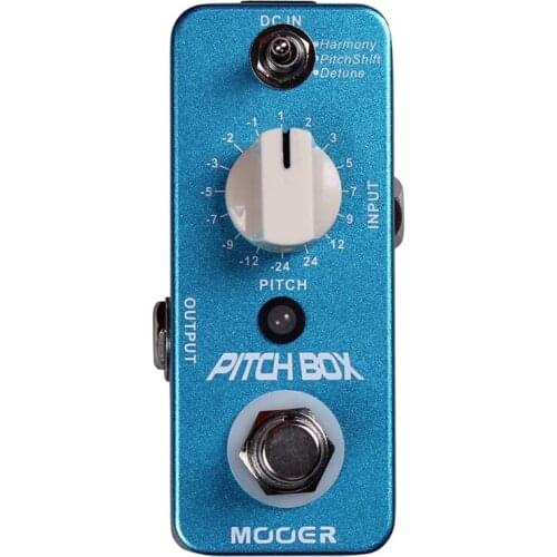 MOOER Pitch Box Compact Effect Pedal Harmony Pitch Shifting Detune 3 Mode True Bypass Guitar Pedal