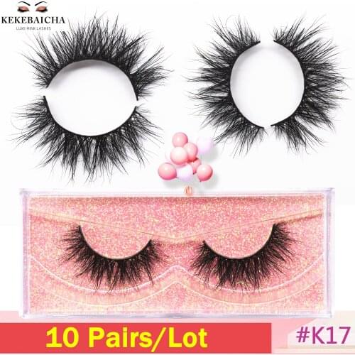 10 Pairs 3D Mink Lashes Makeup Wispy Fluffy Mink Eyelashes Natural Long False Eyelashes Extension Fake Eyelash Maquillaje Makeup