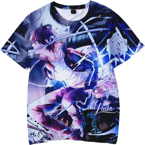 New 2021 New Noragami Manga Cool Anime Adult Kids T-shirt Fashion Streetwear Tees Short Sleeve 3D O Neck T Shirt Piece Polyester