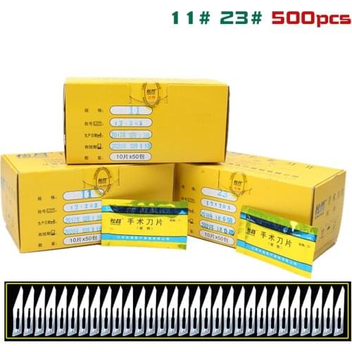 11# 23# Disposable Blade Stainless Steel Handle Scalpel Blade Multi-purpose Knife Cutting Electronics PCB Repair Tools Scalpel