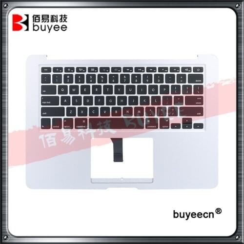 Original A1466 US UK Keyboard For Macbook Air Topcase 2013 13'' A1466 Palmrest Housing C Cover With US English Layout