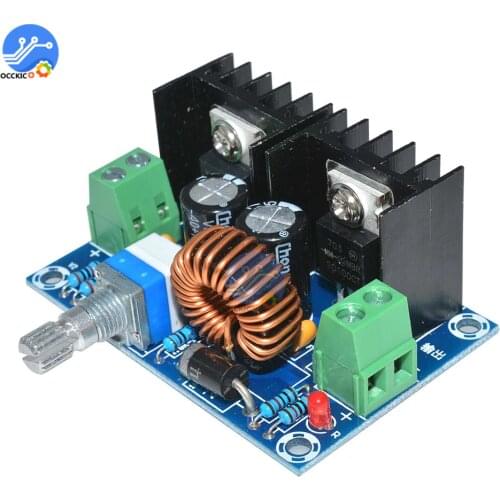 XL4016 Step Down Buck Converter Charger Module DC4-40V To DC1.25-36V Adjustable Power Bank Supply Charging Board for Arduino