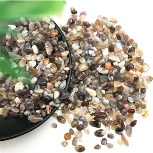 Drop Shipping 50g 5-7mm Natural Sardonyx Crystal Persian Agate Gravel Rock Energy Stones Decor Natural Stones and Crystals