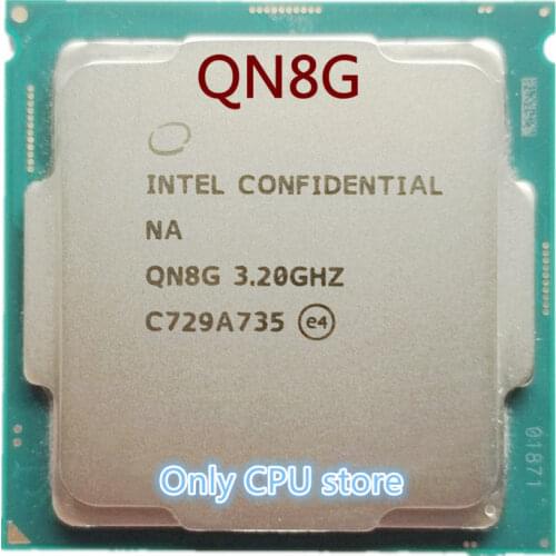 QN8G i7 8700K ES CPU INTEL 6 core 12 threads 3.2Ghz,Support Z370 and other eight-generation motherboards, do not pick the board