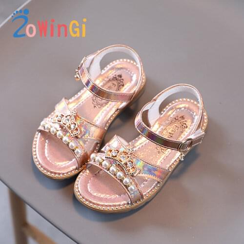Size 21-30 New Summer Kids Shoes Fashion Children Sandals for Girls Toddler Baby Soft Breathable Girl Multicolored Shoes