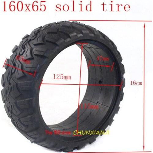 Super Quality Electric Skateboard Tire 160x65 Solid Non-pneumatic Tire 160mm Tyre Explosion-proof Tire 160*65 Tubeless Tyre