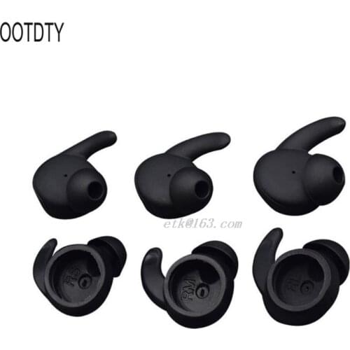 3 Pairs Earbuds Cover In-Ear Tips Silicone Earpiece Ear Hook Buds Replacement for Huawei Honor AM61 Sports Bluetooth-compatible