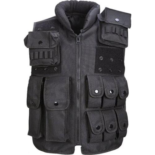 Outdoor Military Tactical Multi-pocket Vest Waterproof Nylon Molle Army Plate Carrier Clothes Hunting CS Airsoft Protection Vest
