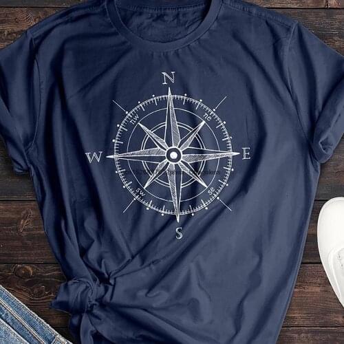 Funny Compass Hiking Camping Lovers T shirt