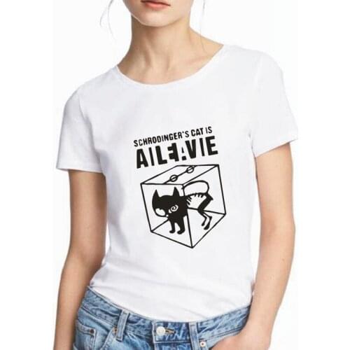 Womens T-shirt Funny Pattern Printing Short-sleeved Casual Harajuku Plus Size Tees Summer Street Cotton T-shirts Camiseta Mujer