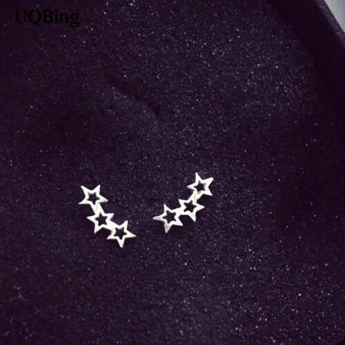 Wholesale Sterling Silver Jewelry Earrings 925 Sterling Silver Star Stud Earrings Brincos Pendientes de plata