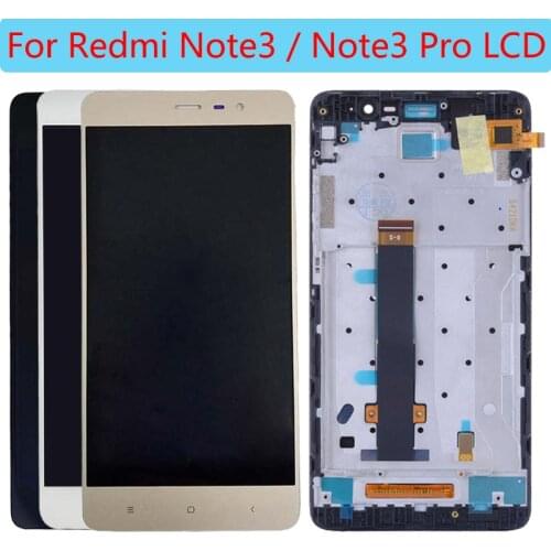 AAA Quality 5.5'' Note 3 Pro LCD Display For Xiaomi Redmi Note 3 Pro LCD Touch Screen + Frame Digitizer Assembly Replacement