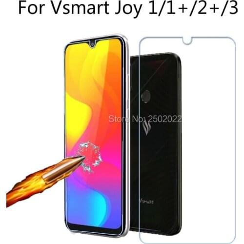 2 Pieces Tempered Glass for Vsmart Joy 3 1 2 Plus 1+ 2+ Phone Screen Protector 9H for Vsmart Joy3 Joy2+ Protective Film Glass