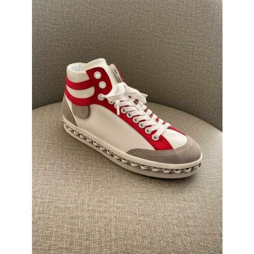 2021 Brand Women Sneaker Spring Autumn Leather Lace Up Desiagn Casual and Comfortable Flat Lady Dad Shoes