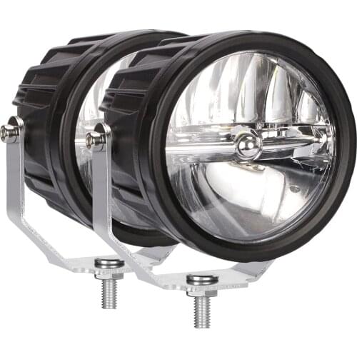 3.5-inch 90mm Round Amber Yellow Led Fog Pods Waterproof 40W High Low Beam Off-Road Spot Driving Lamp for 4X4 Car Truck ATV Boat