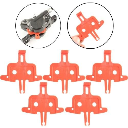 5Pcs Durable Bike Hydraulic Disc Brake Pads Bicycle Solid Spacer Gasket Pad