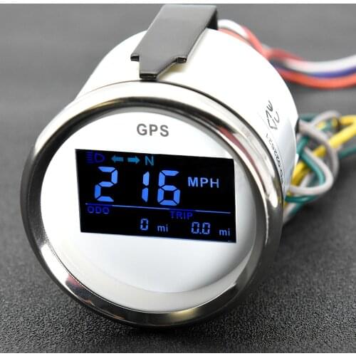 52mm Car gps speedometer Digital GPS Speedometer Gauge 0~999 Km/h MPH Knots with Fuel Level &Oil Pressure Alarm fit for BMW e90