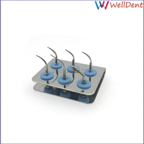 6pcs Dental Ultrasonic Scaler Perio Endo Tips Scaling Kit For SATELEC NSK DTE