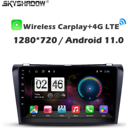 360 Panoramic Camera Carplay 6G+128G Android 10.0 Car DVD Player GPS WIFI Bluetooth RDS Radio For Mazda 3 2004 2005 2006 - 2009