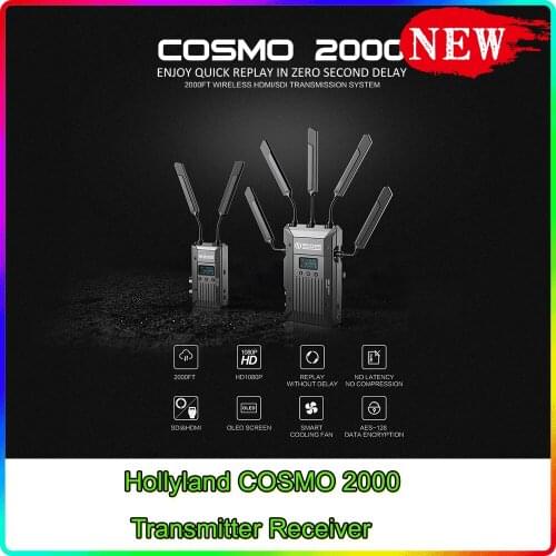 Hollyland COSMO 2000 Transmitter Receiver HDMI SDI Transmission System 2000ft Video Transmitter1080P Wireless HD Image