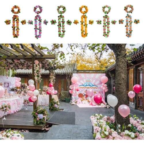 Lei Kit Vibrant Colors Breathable Party Favors Hawaiian Party Decorations Necklaces Lei Bracelet for Outdoor