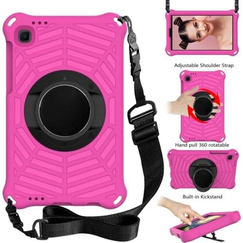 Cute EVA Material Case with Strap for Samsung Galaxy Tab A7 Lite 8.7 inch 2021 SM-T220 SM-T225 Kids Safe Protection Cover