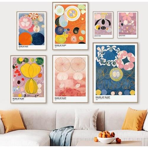 Color Abstract Character Flower Matisse Wall Art Canvas Painting Nordic Posters And Prints Wall Pictures For Living Room Decor