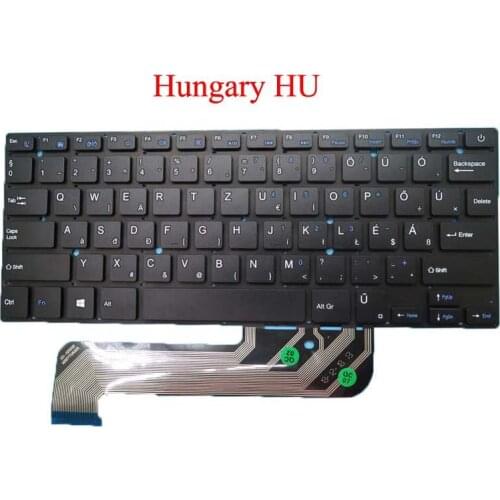 Laptop Keyboard For Irbis NB44 XK-HS002 MB27716023 Hungary HU Black Without Frame New