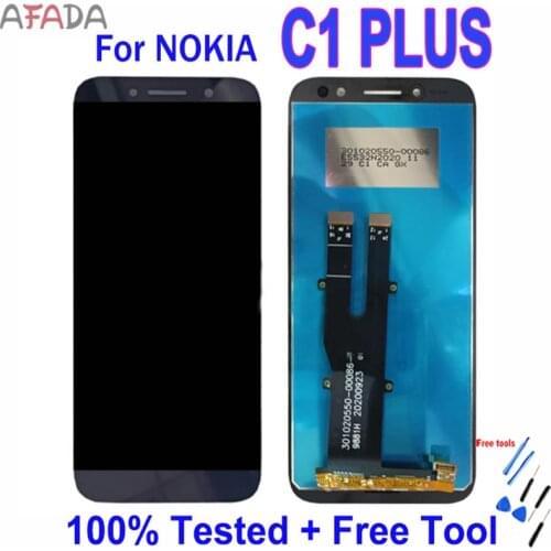 Original 5.45" For Nokia C1 Plus LCD Display Touch Screen Digitizer Assembly Replacement for Nokia C1 Plus TA-1312 LCD Screen
